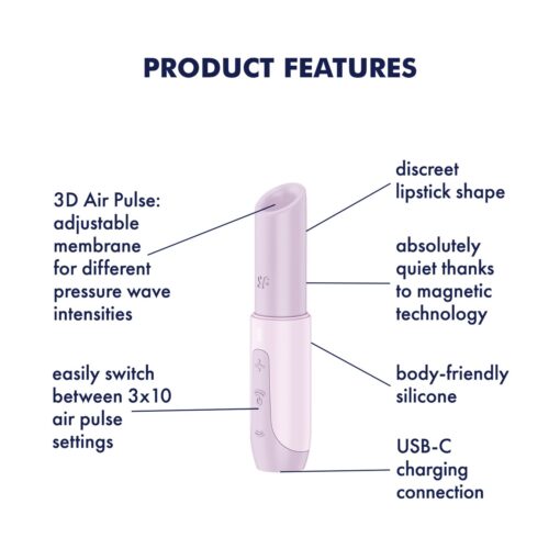 ESTIMULADOR SECRET KISS SATISFYER - Image 5
