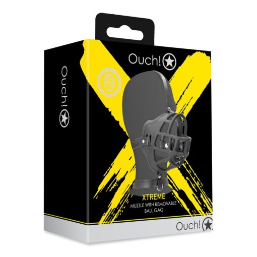 AÇAIME COM MORDAÇA PRETO XTREME OUCH! - Image 2
