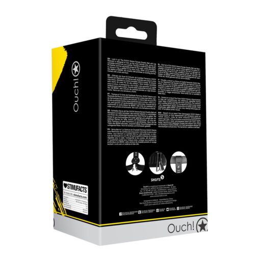 CINTO DE CASTIDADE COM RESTRIÇÕES DE PERNAS XTREME OUCH! - Image 2