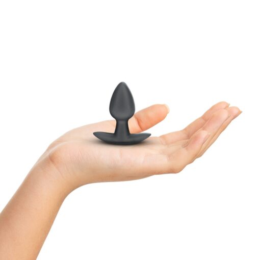 PLUG ANAL SMOOTH SILICONE SMALL 2.6 /6,5 CM GUN METAL OUCH! - Image 3