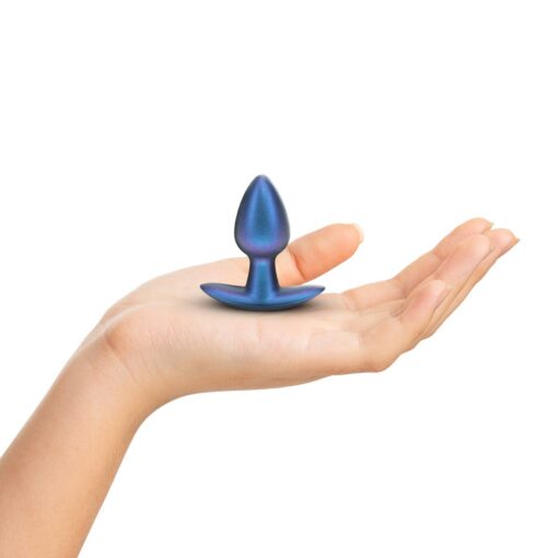 PLUG ANAL SMOOTH SILICONE SMALL 2.6 /6,5 CM METALLIC BLUE OUCH! - Image 3