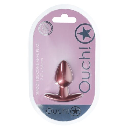 PLUG ANAL SMOOTH SILICONE SMALL 2.6 /6