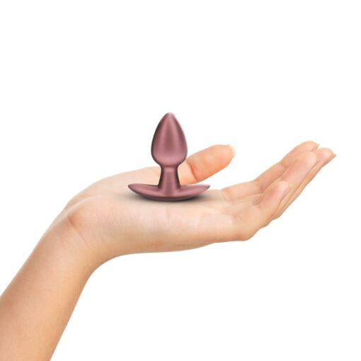PLUG ANAL SMOOTH SILICONE SMALL 2.6 /6,5 CM ROSE GOLD OUCH! - Image 3