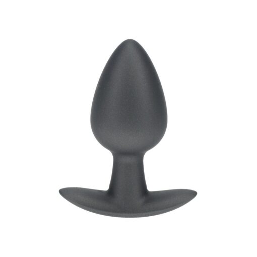 PLUG ANAL SMOOTH SILICONE MEDIUM 3,1 /7,9 CM GUN METAL OUCH! - Image 4