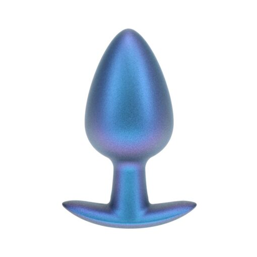 PLUG ANAL SMOOTH SILICONE LARGE 3,5 /8,9 CM METALLIC BLUE OUCH! - Image 4