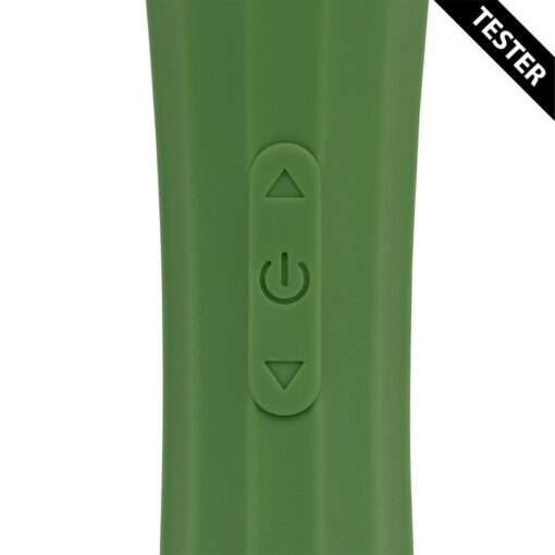 TESTER MASSAJADOR POWERFUL WAND VIBRATOR VERDE LOVELINE - Image 4