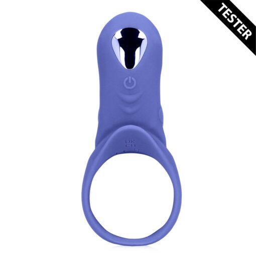 TESTER ANEL PARA O PÉNIS COM VIBRAÇÃO E ESTIMULADOR DE CLITÓRIS AZUL LOVELINE - Image 2