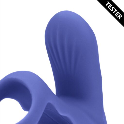 TESTER ANEL PARA O PÉNIS COM VIBRAÇÃO E ESTIMULADOR DE CLITÓRIS AZUL LOVELINE - Image 4