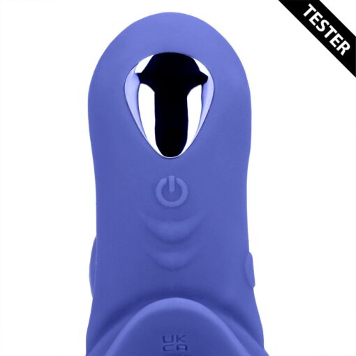 TESTER ANEL PARA O PÉNIS COM VIBRAÇÃO E ESTIMULADOR DE CLITÓRIS AZUL LOVELINE - Image 5