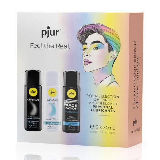 CONJUNTO DE LUBRIFICANTES PJUR PRIDE BOX - 3 X 30 ML - Image 2