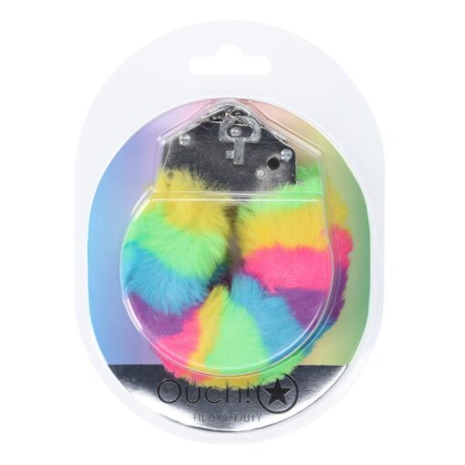 ALGEMAS COM PELÚCIA HEAVY-DUTY FLUFFY MULTICOLOR 1 OUCH!