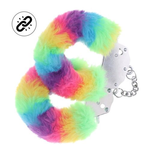 ALGEMAS COM PELÚCIA HEAVY-DUTY FLUFFY MULTICOLOR 1 OUCH! - Image 2