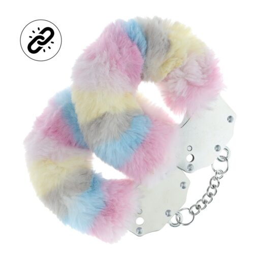 ALGEMAS COM PELÚCIA HEAVY-DUTY FLUFFY MULTICOLOR 2 OUCH! - Image 2