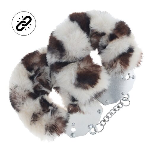 ALGEMAS COM PELÚCIA HEAVY-DUTY FLUFFY SNOW LEOPARD OUCH! - Image 2