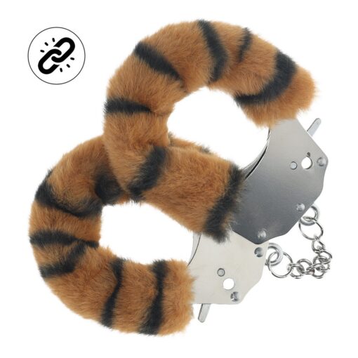 ALGEMAS COM PELÚCIA HEAVY-DUTY FLUFFY TIGER OUCH! - Image 2