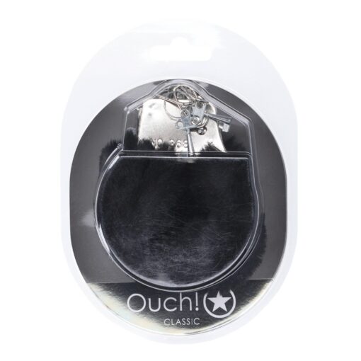 ALGEMAS COM PELUCHE CLASSIC FLUFFY PRETO OUCH!