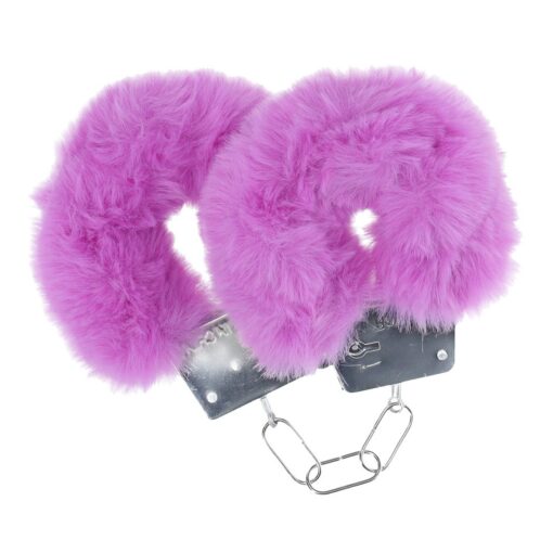 ALGEMAS COM PELUCHE CLASSIC FLUFFY ROXO OUCH! - Image 2