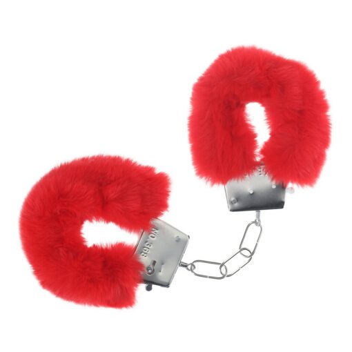 ALGEMAS COM PELUCHE CLASSIC FLUFFY VERMELHO OUCH! - Image 3