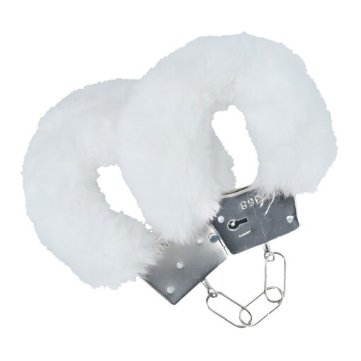 ALGEMAS COM PELUCHE CLASSIC FLUFFY BRANCO OUCH! - Image 2