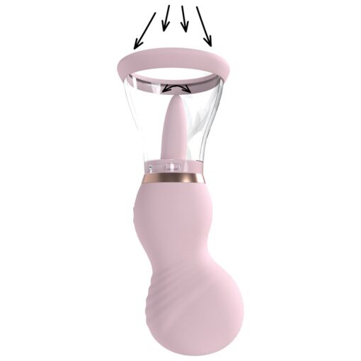 BOMBA RECARREGÁVEL PARA VULVA E SEIOS SENSUAL ROSA PUMPED - Image 5