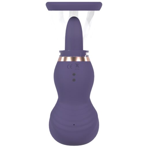BOMBA RECARREGÁVEL PARA VULVA E SEIOS SENSUAL ROXA PUMPED - Image 3
