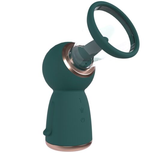BOMBA PARA VULVA E SEIOS EXQUISITE FOREST GREEN PUMPED - Image 3