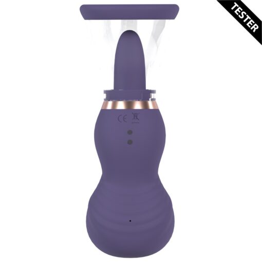 TESTER BOMBA RECARREGÁVEL PARA VULVA E SEIOS SENSUAL ROXA PUMPED - Image 2