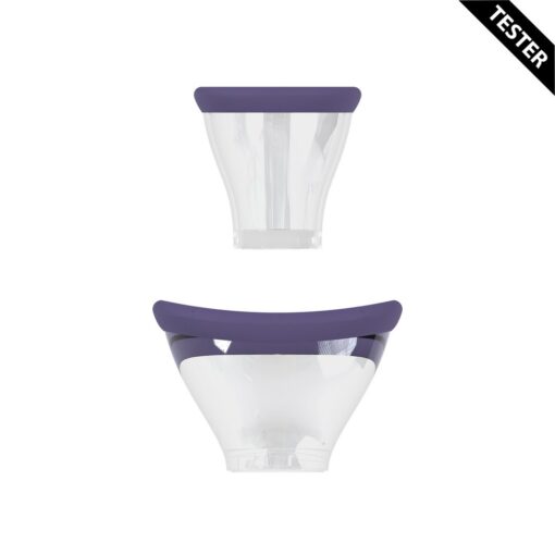 TESTER BOMBA RECARREGÁVEL PARA VULVA E SEIOS SENSUAL ROXA PUMPED - Image 3