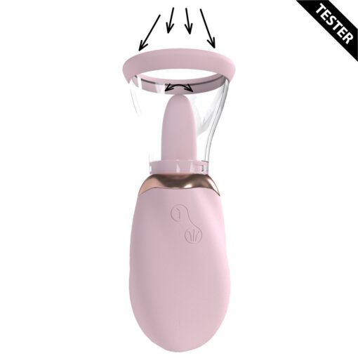 TESTER BOMBA RECARREGÁVEL PARA VULVA E SEIOS BOOST ROSA PUMPED