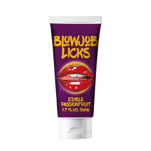 GEL PARA SEXO ORAL COM SABOR A MARACUJÁ BLOW JOB LICKS 1.7 FL OZ/ 50 ML PHARMQUESTS