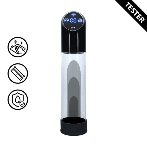 TESTER BOMBA AUTOMÁTICA PARA PÉNIS PRETA PUMPED