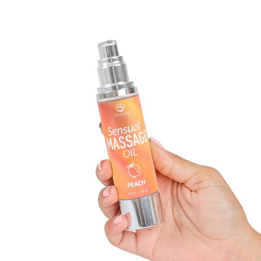 ÓLEO DE MASSAGEM AROMA PÊSSEGO 50 ML SECRET PLAY - Image 2