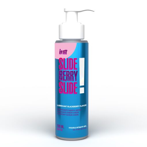 LUBRIFICANTE BEIJÁVEL À BASE DE ÁGUA SLIDE BERRY SLIDE INTT 100ML