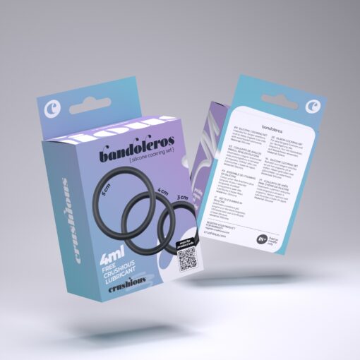 BANDOLEROS CONJUNTO DE ANÉIS DE SILICONE PARA O PÉNIS CRUSHIOUS - Image 7
