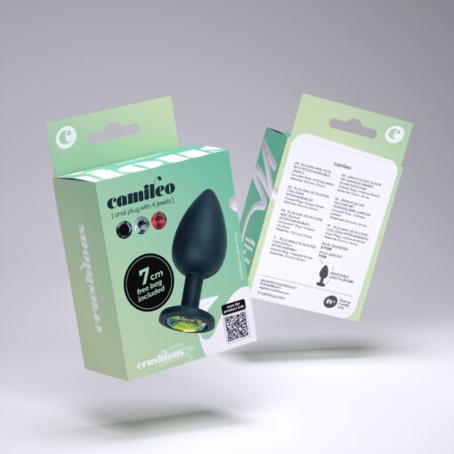 CAMILEO PLUG ANAL PEQUENO COM 4 JOIAS INTERCAMBIÁVEIS CRUSHIOUS - Image 11