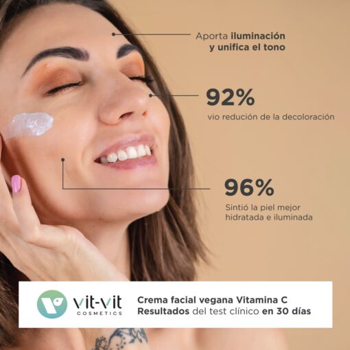 CREME DIÁRIO ILUMINADOR VITAMIN C 50ML VIT VIT COSMETICS - Image 4