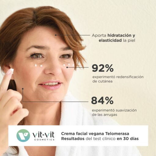 CREME DIÁRIO REJUVENESCEDOR TELOMERASE BOOSTER 50ML VIT VIT COSMETICS - Image 4