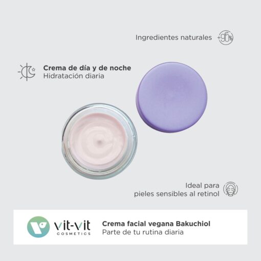 CREME DIÁRIO BAKUCHIOL ANTI-AGING VIT VIT COSMETICS 50ML - Image 3