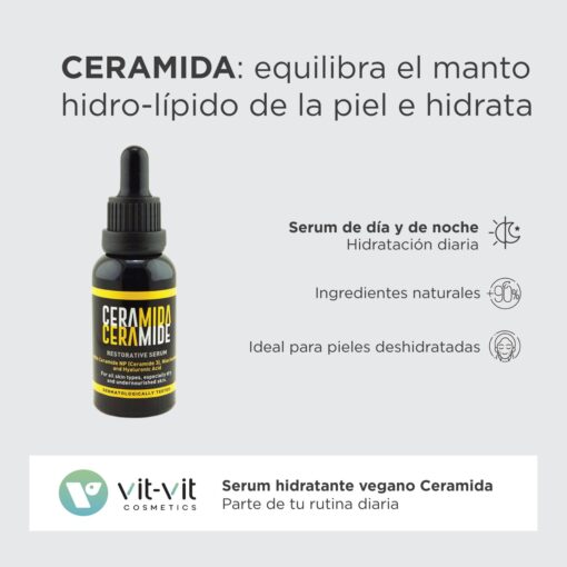 SERÚM CERAMIDE RESTORATIVE VIT VIT COSMETICS 30ML - Image 3