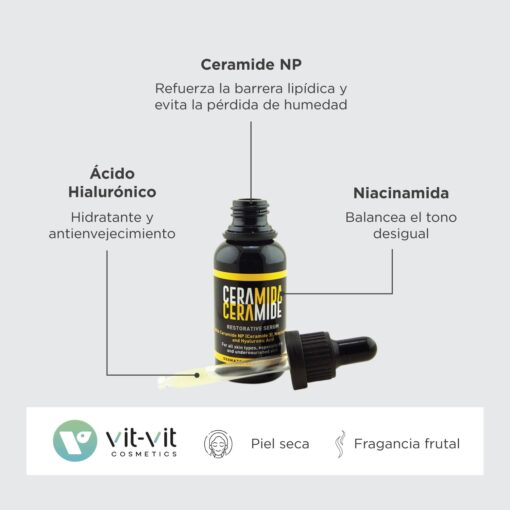 SERÚM CERAMIDE RESTORATIVE VIT VIT COSMETICS 30ML - Image 5