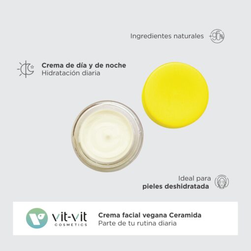 CREME DIÁRIO CERAMIDE RESTORATIVE VIT VIT COSMETICS 50ML - Image 3