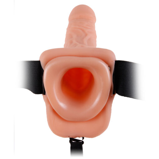 STRAP-ON OCO COM TESTÍCULOS 7 FETISH FANTASY SERIES BRANCO - Image 4