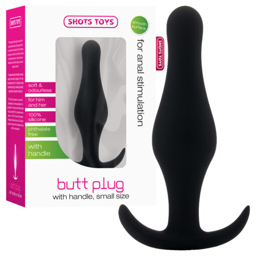 PLUG ANAL BUTT PLUG COM PEGA PRETO PEQUENO - Image 3