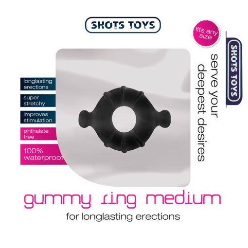 ANEL PARA O PÉNIS GUMMY RING MÉDIO - Image 2
