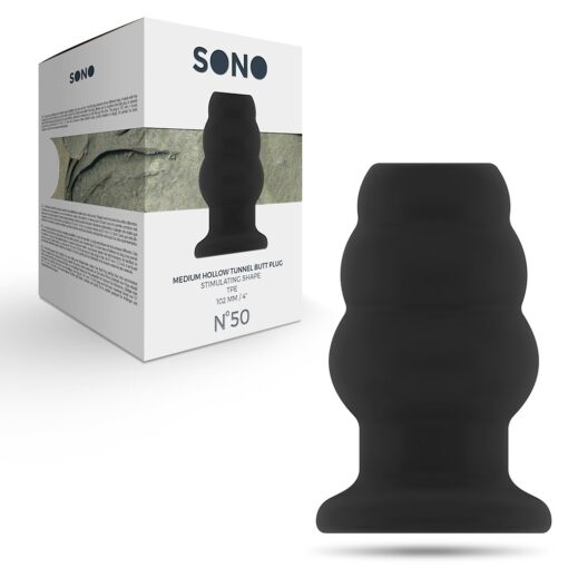 PLUG ANAL MEDIUM HOLLOW TUNNEL SONO Nº50 PRETO - Image 2