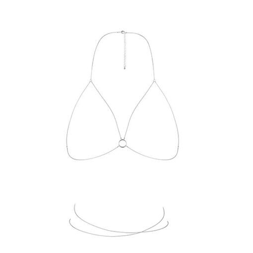 COLAR CORPORAL SUTIÃ THE MAGNIFIQUE COLLECTION BIJOUX INDISCRETS PRATEADO - Image 2