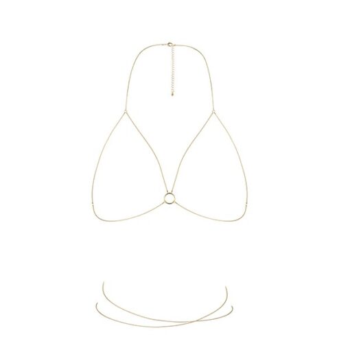 COLAR CORPORAL SUTIÃ THE MAGNIFIQUE COLLECTION BIJOUX INDISCRETS DOURADO - Image 2