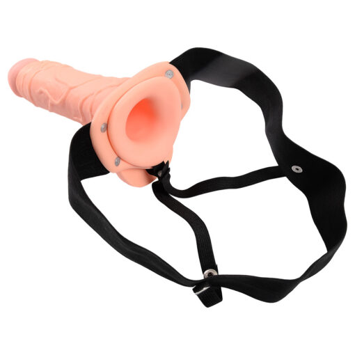 STRAP-ON OCO COM TESTÍCULOS REAL RAPTURE AIR FEELING 8 BRANCO - Image 4
