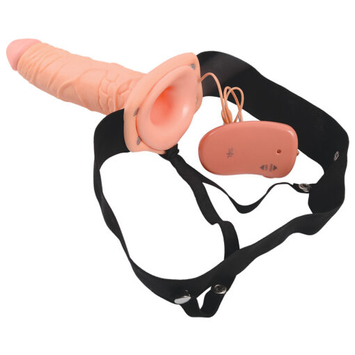 STRAP-ON OCO COM VIBRAÇÃO REAL RAPTURE AIR FEELING 8 BRANCO - Image 4