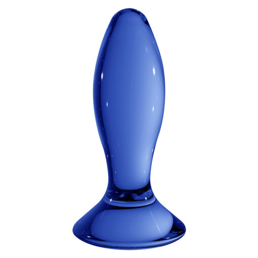 PLUG EM VIDRO FOLLOWER CHRYSTALINO AZUL - Image 2
